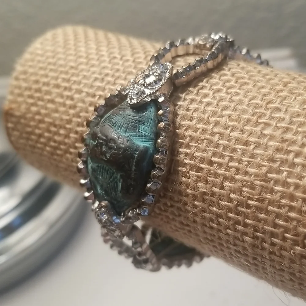BOHO Western Style Horse Silver Bracelet